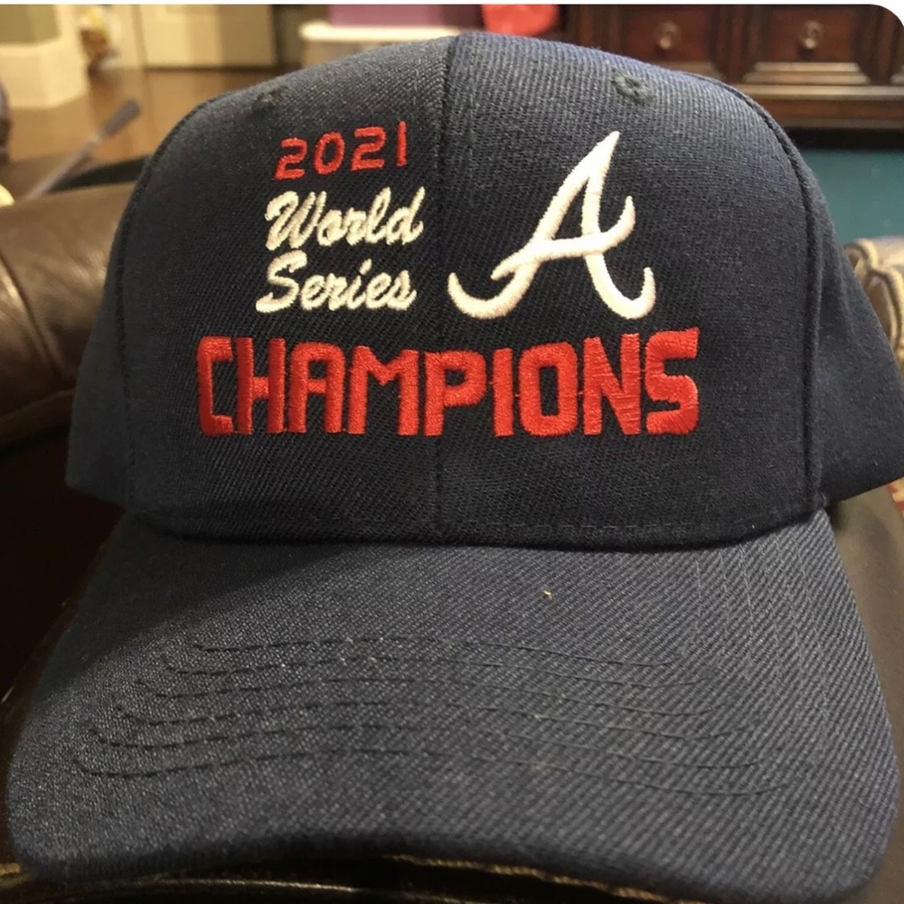 Atlanta Braves 2021 World Series Champions Adjustable Hat Cap Baseball